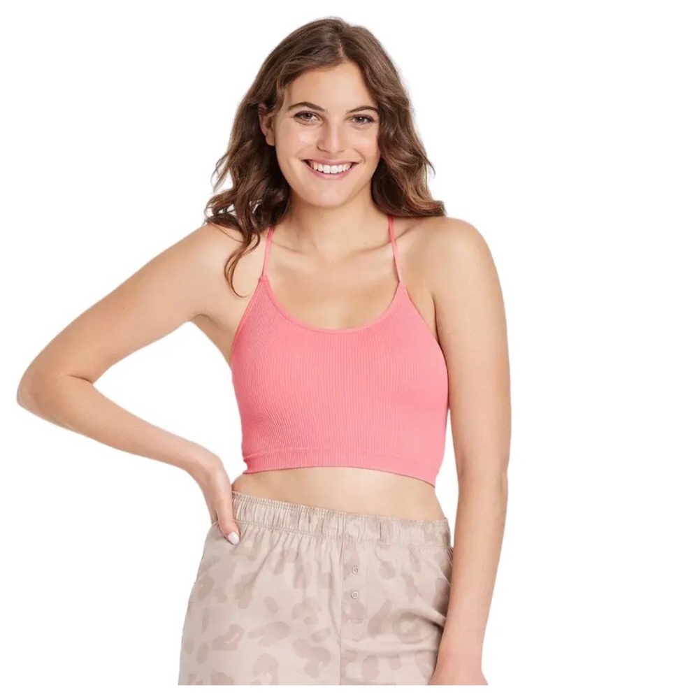 Colsie Ribbed Bralette Size‎ Large NWT